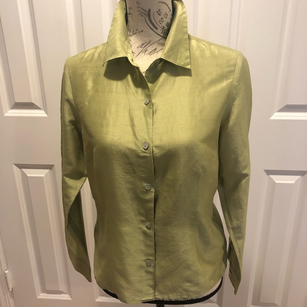 Ann Taylor classic silk/cotton blouse